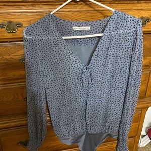 Abercrombie & Fitch blue bodysuit